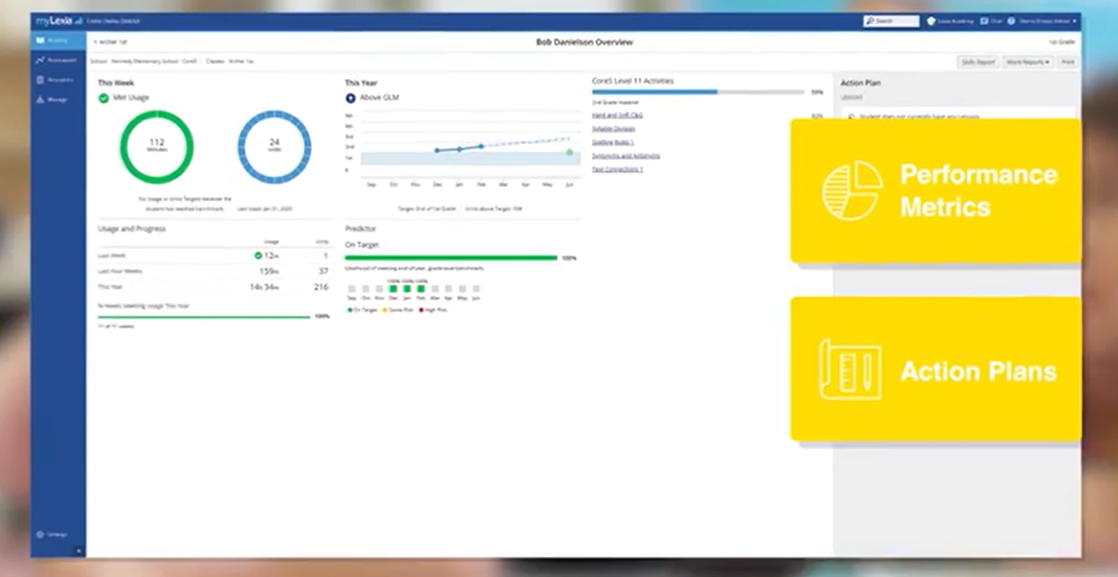 screenshot of Lexia Core5 Reading